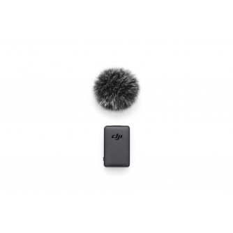 Bezvadu piespraužamie mikrofoni - DJI Mic 2 Transmitter Shadow Black + magnet clip + Windscreen - купить сегодня в магазине и с 