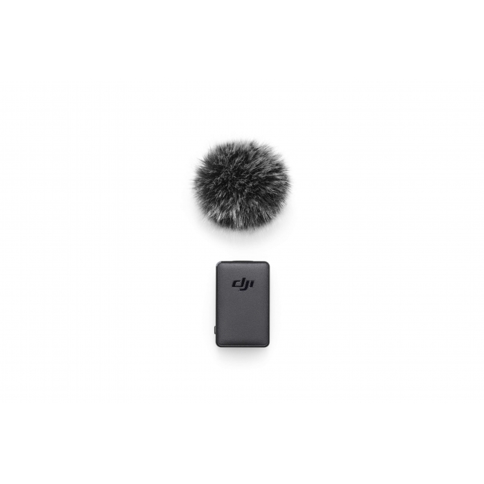 Bezvadu piespraužamie mikrofoni - DJI Mic 2 Transmitter Shadow Black + magnet clip + Windscreen - купить сегодня в магазине и с 
