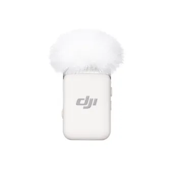 Wireless Lavalier Microphones - DJI Mic 2 Transmitter Pearl White + magnet clip + Windscreen Wireless Lavalier - buy today in Master Foto store and with delivery Best choise selected by experts