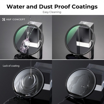 ND neitrāla blīvuma filtri - K&F Concept Nano-X CPL circular polarizing filter - 105 mm - быстрый заказ от производителя