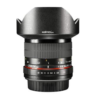 Objektīvi - walimex pro AE 14/2.8 DSLR Nikon F AE black - ātri pasūtīt no ražotāja