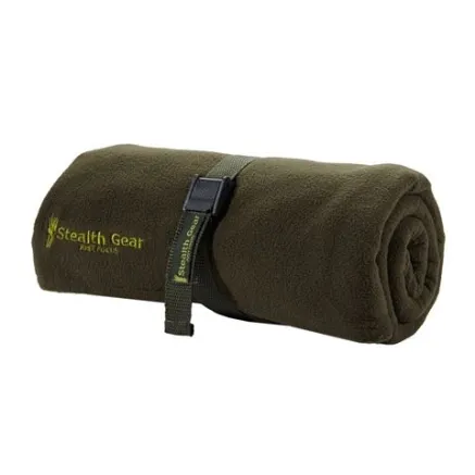 Stealth Gear Fleece Blanket 710022 - 150x200cm, Green, Soft.