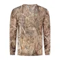 Футболка Stealth Gear XL с длинным рукавом, вид сзади, с реалистичным тростниковым камуфляжным узором