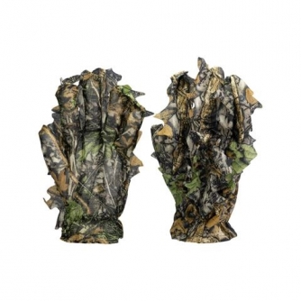 Cimdi - Stealth Gear 3D Leaves Camouflage Gloves for Wildlife Photography - ātri pasūtīt no ražotāja