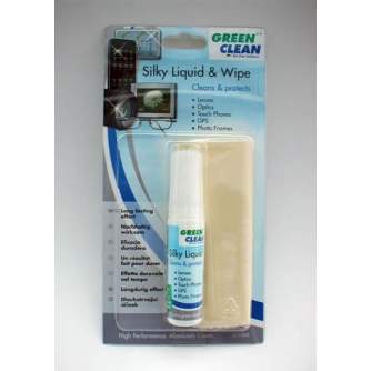 Foto kameras tīrīšana - Green Clean LC-1000 Silky Liquid & Silky Wipe - ātri pasūtīt no ražotāja