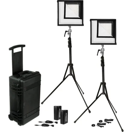 Westcott Flex Daylight 2 Light Cine Studio Kit 30.5 x 30.5cm 7550/A