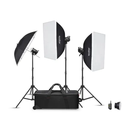 Godox MS200V-D Trio Studio Flash Kit MS200V D