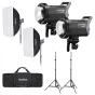 LED monobloki - Godox Litemons LA150D Daylight Duo Kit LA150D DUO - ātri pasūtīt no ražotāja