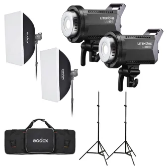 LED monobloki - Godox Litemons LA150D Daylight Duo Kit LA150D DUO - ātri pasūtīt no ražotāja