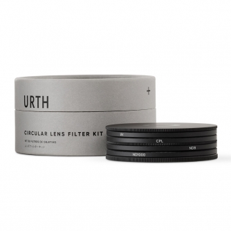 Urth 77mm UV, Circular Polarizing (CPL), ND8, ND1000 Lens Filter Kit (Plus+) UFKM4PPL77