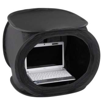Light Cubes - walimex Pop-Up Laptop Tent 50x50x50cm super black - quick order from manufacturer