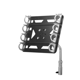 Godox TP-B4 Four-light Bracket for TP Tube Light - sturdy metal bracket with six adjustable clamps for secure mounting of four TP Tube Lights on a tripod, ideal for professional photography and videography setups