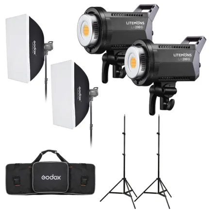 Godox Litemons LA200Bi Bi color Duo Kit LA200Bi DUO
