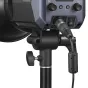 Godox Litemons LA200Bi Bi-color LED light kit with adjustable brightness and color temperature, mounted on a stand with softbox for studio photography