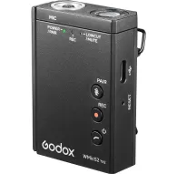 Bezvadu audio sistēmas - Godox WMicS2 TX2 UHF Wireless Transmitter - быстрый заказ от производителяBezvadu audio sistēmas - Godox WMicS2 TX2 UHF Wireless Transmitter - быстрый заказ от производителя