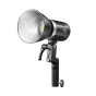 Godox ML-KIT2 Trio Kit with ML60Bi and ML30Bi lights, featuring an adjustable stand and a silver reflector for professional photography lighting.