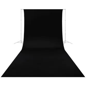 Turētāji - Caruba Wrinkle Resistant Backdrop 2,60 x 6 Meter Black WRB 1B - быстрый заказ от производителя