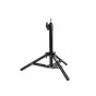Caruba LS-50 50 cm lamp tripod with three-leg base, 3 kg load capacity and 50 cm max height, black finish