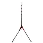 Caruba CLS-1C Kompakts Lāmpes Stativs - Viegls karbonšķiedras statīvs ar regulējamiem kājām un 3/8 collu skrūvju stiprinājumu, maksimālais augstums 222,5 cm, 5 kg kravnesība.