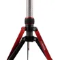 Caruba CLS-1C Compact Lamp Tripod - Lightweight carbon fiber tripod leg with red and black accents, textured grip section, and a red adjustment knob for professional photography.