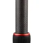 Caruba CLS-1C Compact Lamp Tripod - Carbon Fiber Leg with Red Accent Ring and Rubber Base