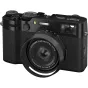 Kompaktkameras - FUJIFILM X100VI Black Digitālā kamera 40.2MP APS-C 35mm F2 IBIS 6.2K ND-filtrs - ātri pasūtīt no ražotāja Profesionāļu labākā izvēle