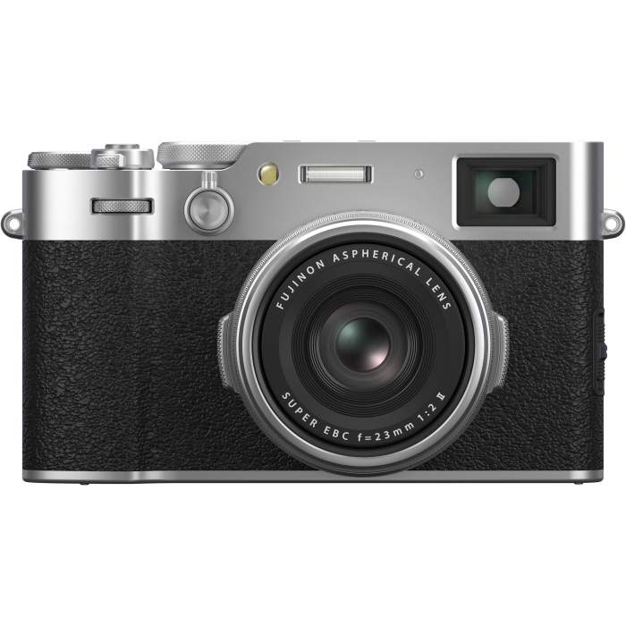 Compact Cameras - FUJIFILM X100VI Silver Digital camera 40.2MP APS-C 35mm F2 IBIS 6.2K ND-filter - buy today in store and with delivery