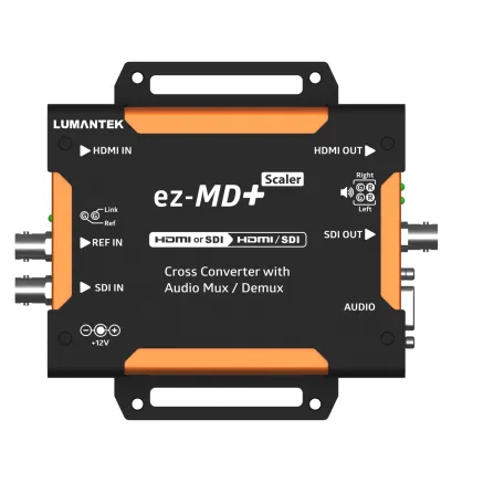 Lumantek HDMI/SDI Cross-Converter with Audio Mux / De-Mux + Scaler EZ-MD+