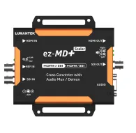 Lumantek HDMI/SDI Cross-Converter with Audio Mux / De-Mux + Scaler EZ-MD+Lumantek HDMI/SDI Cross-Converter with Audio Mux / De-Mux + Scaler EZ-MD+