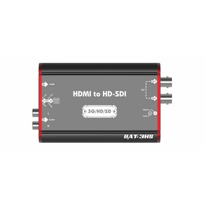 LumantekMiniConverter,HDMIto3GHDSD-SDIwithexternalaudioembedBAT-HS