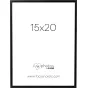 Foto rāmis - Focus 15x20cm Black Wood Frame with Glass - ROCK - быстрый заказ от производителя