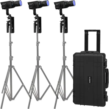 NANLITE FORZA 60C RGBLAC LED 3 LIGHT KIT 12-2041 3KIT-BA-PT