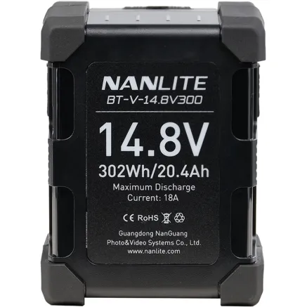 NANLITE BATTERY V-MOUNT 14.8V 300WH BT-V-14.8V300