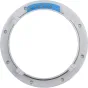 Скоростное кольцо с электронными контактами для софтбокса Nanlux SB150O - алюминиевое кольцо с синей пластиковой полосой и золотыми контактами для безопасного использования модификаторов освещения