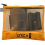 Orca OR-599 Прозрачный комплект для аксессуаров DSLR - комплект из трех черных чехлов разного размера для фототехники