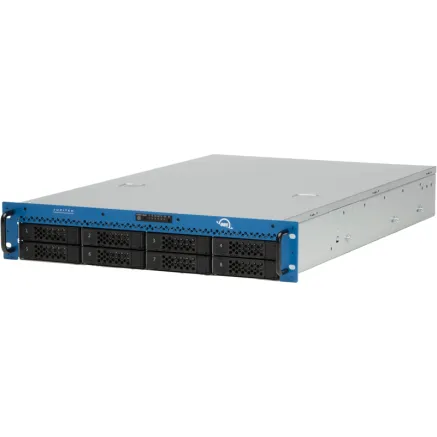 OWC JUPITER NAS CALLISTO 2U HDD 2U RACK/8 DRIVES NAS/DUAL 10GBE/40GBE&100GBE (QSFP+)128GB RAM/128TB JCAL2UT128TB