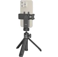 Комплект штатива SmallRig VK-20 Advanced для смартфона с выдвинутой рукояткой и креплениями «холодный башмак» для аксессуаров, удерживающий телефон в портретной ориентацииКомплект штатива SmallRig VK-20 Advanced для смартфона с выдвинутой рукояткой и креплениями «холодный башмак» для аксессуаров, удерживающий телефон в портретной ориентации