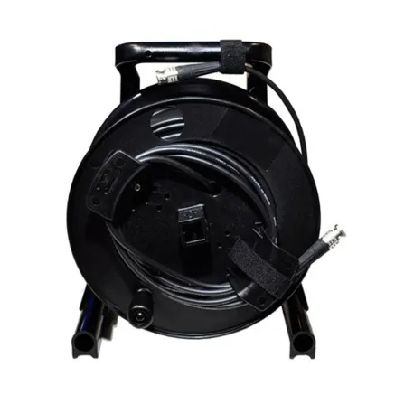 Canare 3G/HD-SDI on reel with cable holder 100 m CV-5W-M/M-BLK-100-38R
