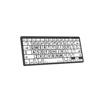 LogicKeyboardXLPrintBluetoothBlackonWhiteUKLKB-LPBW-BTON-UK
