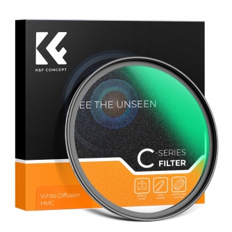 K&F Concept K&F 82MM C Serie White Mist Filter Cinematic Effect Filter with 18 Multi-Layer Coatings KF01.2428