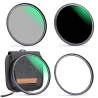 Filtru komplekti - K&F Concept K&F 82mm Magnetic 3pcs Filter Kit, MCUV+CPL+ND1000+Filter Ring, HD, Waterproof, Anti Scratch, Green SKU.1627 - ātri pasūtīt no ražotājaFiltru komplekti - K&F Concept K&F 82mm Magnetic 3pcs Filter Kit, MCUV+CPL+ND1000+Filter Ring, HD, Waterproof, Anti Scratch, Green SKU.1627 - ātri pasūtīt no ražotāja