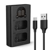 Kameras bateriju lādētāji - K&F Concept NP-FW50 Digital Camera Dual LED Display Screen charger;Supports Micro USB and Type-C charging KF28.0009V1 - ātri pasūtīt no ražotājaKameras bateriju lādētāji - K&F Concept NP-FW50 Digital Camera Dual LED Display Screen charger;Supports Micro USB and Type-C charging KF28.0009V1 - ātri pasūtīt no ražotāja