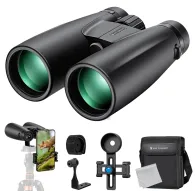 Binokļi - K&F Concept 12*50 HD Binoculars Black BAK4, with Mobile Phone Holder and Tripod Conversion Bracket KF33.084 - быстрый Binokļi - K&F Concept 12*50 HD Binoculars Black BAK4, with Mobile Phone Holder and Tripod Conversion Bracket KF33.084 - быстрый 