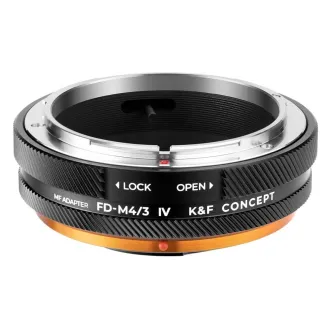 K&F Concept 2022 New Design High Precision Lens Adapter Mount,FD-M4/3 IV PRO