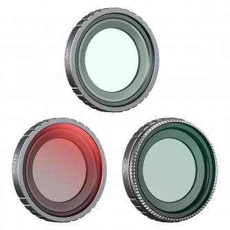 K&F Concept 3pcs Filter Kit, UV+CPL+ND4, HD, Anti-Reflection Green Coating, Waterproof SKU.2059