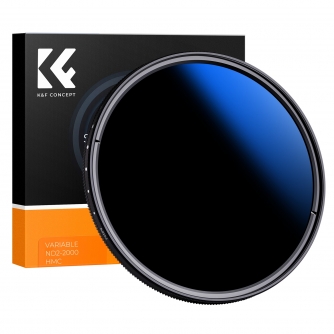 K&F Concept 67MM C Series Ultra-thin Variable/Fader,ND2-2000 Blue Coated KF01.2444
