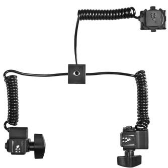 Аксессуары для вспышек - walimex Double Spiral Flash Cable Canon E-TTLII - быстрый заказ от производителя