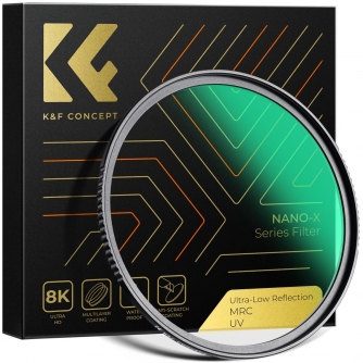 KFConceptKF72MM,NANO-Xseriesultra-lowreflectionUVfilter,Ultraclearlenses,waterproof,anti-scratchKF012466