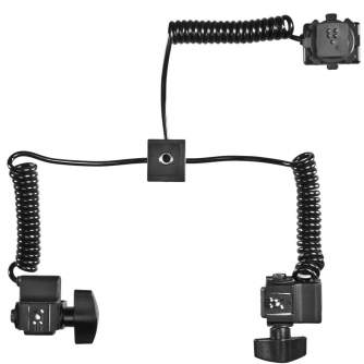 Acessories for flashes - walimex Double Spiral Flash Cable Pentax - quick order from manufacturer