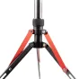 Caruba CLS 1A compact lamp stand tripod leg assembly with black and red aluminum legs, screw lock, and 5 kg load capacity